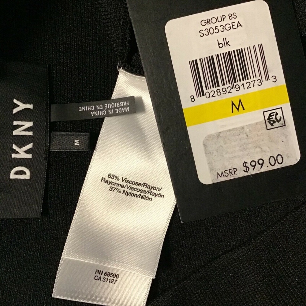 DKNY Flared Mini Skirt Thick Stretchy Medium NWT! - Picture 5 of 5